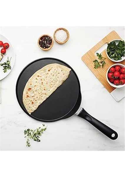 153.03.08.0376 Mutfaksever Biogranit Gözleme ve Krep Tava 26 Cm, Siyah fiyatları