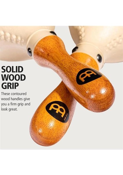Meinl Percussion Percussion PM2BG Concert Çift Marakas, Beige fırsatları