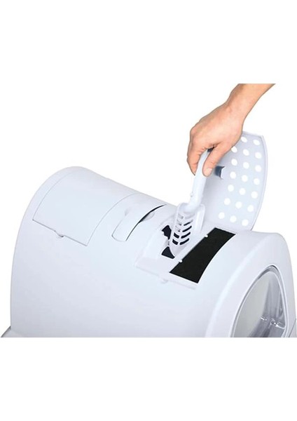 Zuma Çekmeceli Kapalı Kedi Tuvaleti Antrasit