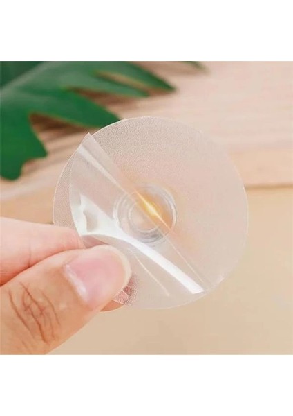 Şeffaf Kulp Kristal Başlıklı 4'lü Yapışkanlı Kulp Dolap Çekmece Kulp Tutacak Askı fiyatları