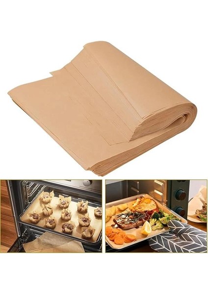 ® 50 Adet Yağlı Pişirme Kağıdı Hazır Kesilmiş 30X40 Sunum Fırın Kağıdı Yanmaz Yapışmaz Çok Amaçlı fiyatları
