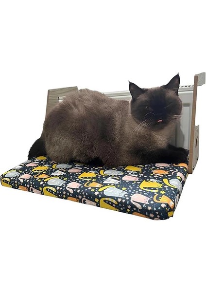 ® Kalorifer Kedi Yatağı Büyük Boy 20KG Kapasiteli Süngerli Petek Radyatör Askılı Yatak