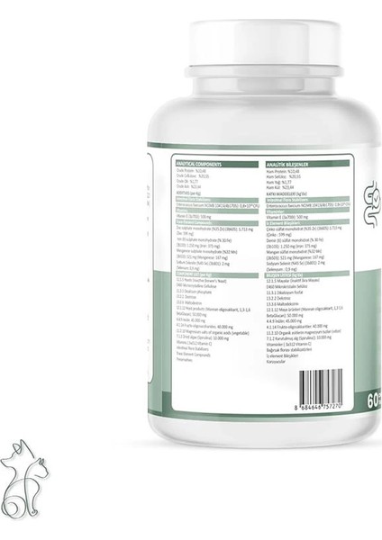 Floravital, Probiyotik ve Prebiyotik Desteği, 60 Tablet