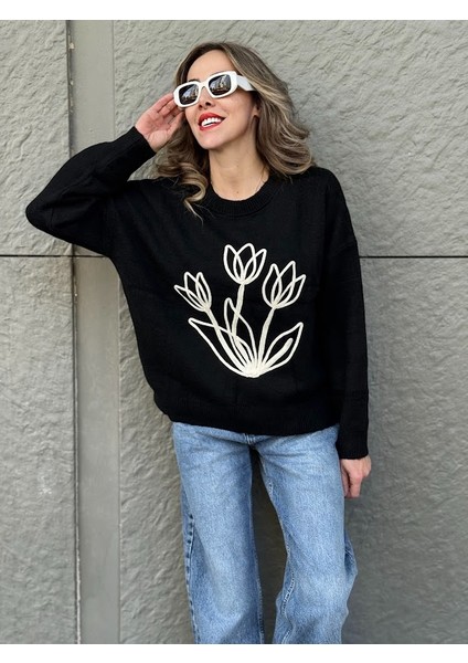 Süzene Lale Nakışlı Kazak modelleri