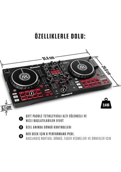 Mixtrack Pro Fx 2 Deck Dj Controller indirimleri