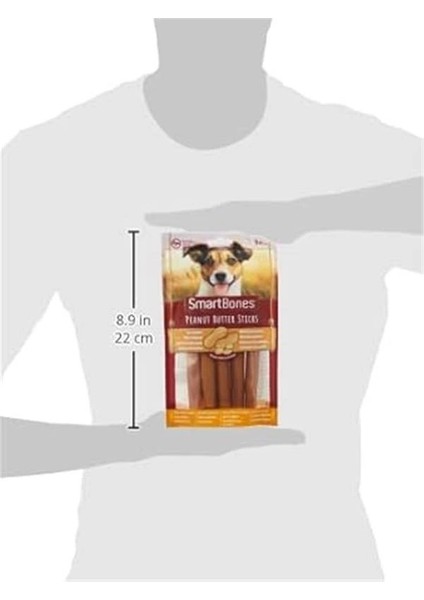 Peanutbutter Yer Fıstıklı Çiğneme Çubukları 5'li, 100 gr Köpek Ödülü modelleri