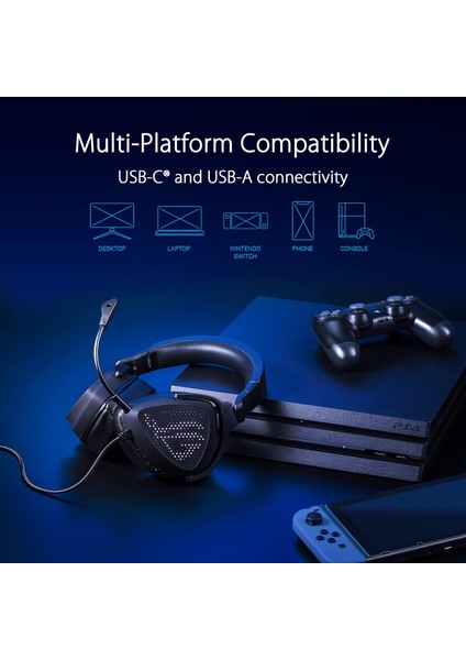 Rog Delta S Animate 7.1 Ess Quad Dac Ai Mic Özellikli Dairesel Rgb Aydınlatma Usb-C Bağlantılı indirimleri