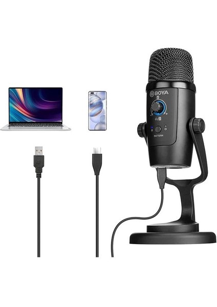 BY-PM500 USB Kondansatör Mikrofon