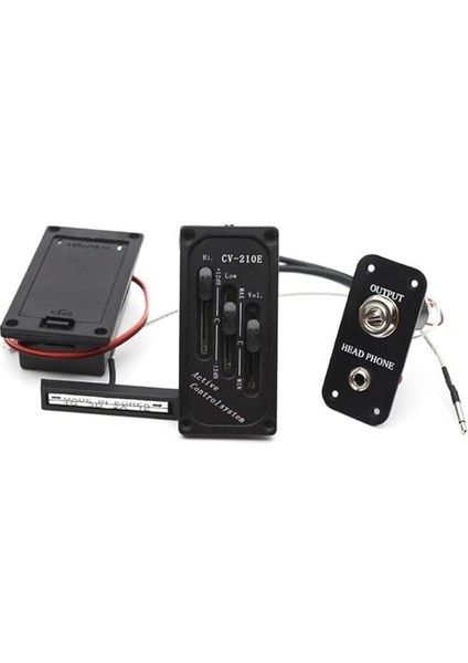 CV-210E Elektro Keman Ekolayzır Eşikaltı Seti - Tam Takım
