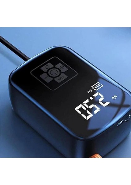 Hava Kompresörü, 150 Psı Dijital Göstergeli Oto Kompresör, Araba, Motosiklet, Bisiklet ve Top Için fiyatları