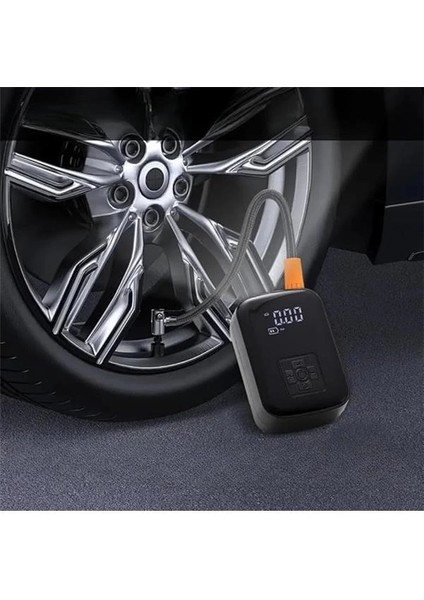 Hava Kompresörü, 150 Psı Dijital Göstergeli Oto Kompresör, Araba, Motosiklet, Bisiklet ve Top Için modelleri