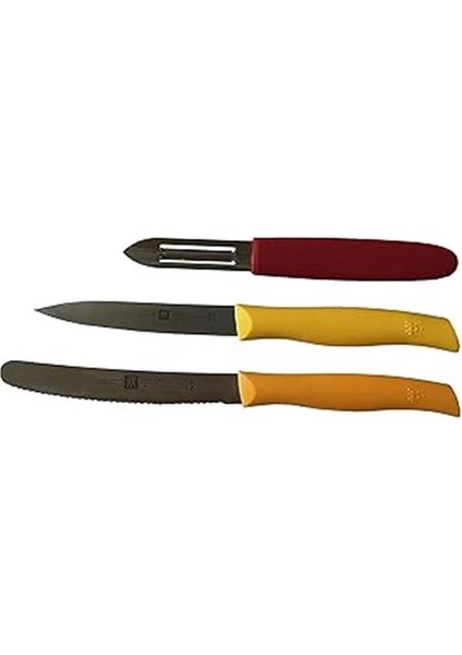 Zwilling Twin Grip Bıçak Seti, Paslanmaz Çelik, 3 Parça