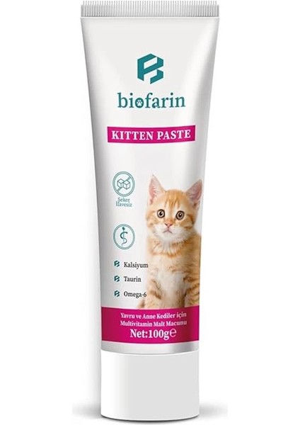 Kitten Paste 100 gr Yavru ve Anne Kedi Bağışıklık Kas Gelişimi Destekleyici Multivitamin indirimleri