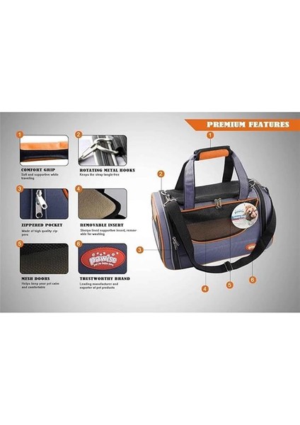 Pawise Kedi ve Köpek Taşıma Çantası