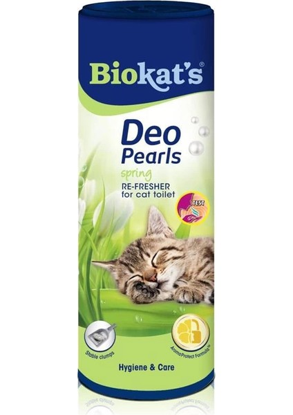 Biokat's Deo Pearls Bahar Esanslı Kedi Kumu Parfümü 700 gr
