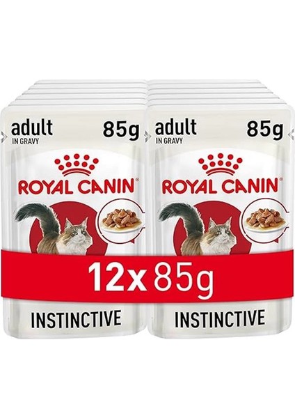 Instinctive Gravy Pouch Yaş Kedi Maması 85 gr x 12 Adet fırsatları