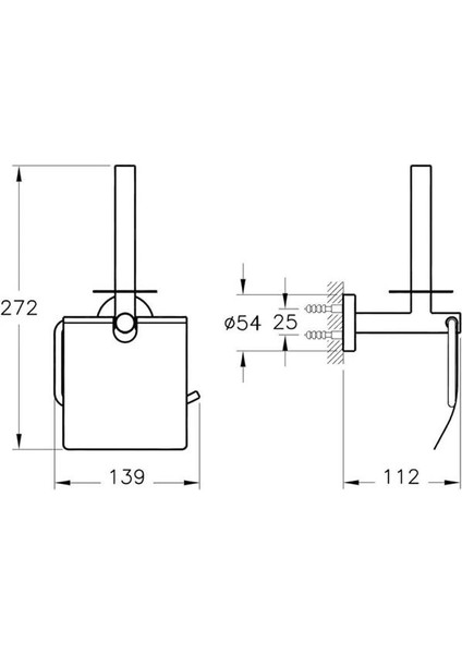 Arkitekta A44968 Tuvalet Kağıtlığı, Kapaklı, Yedekli, Krom fiyatları