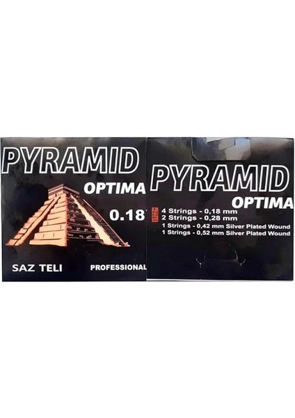 Pyramid Profesyonel Sazteli 0.18 - Kutulu