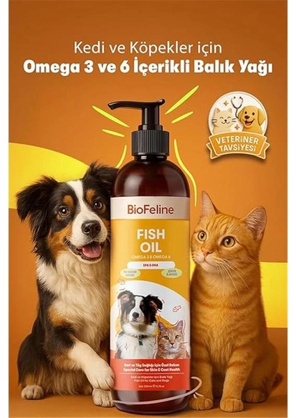 Fish Oil ve Omega 3 ve 6 Içerikli Balık Yağı ve Kedi ve Köpekler Için Tüy ve Genel Sağlık fiyatları