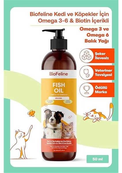 Fish Oil ve Omega 3 ve 6 Içerikli Balık Yağı ve Kedi ve Köpekler Için Tüy ve Genel Sağlık fırsatları