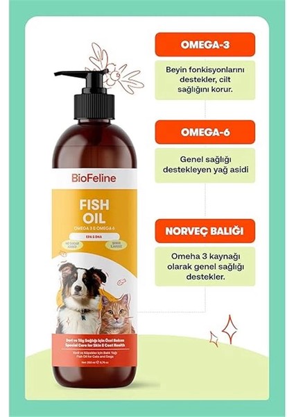 Fish Oil ve Omega 3 ve 6 Içerikli Balık Yağı ve Kedi ve Köpekler Için Tüy ve Genel Sağlık indirimleri