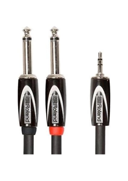 Black-Serisi Bağlantı Ekleme/split Kablo – 3,5 mm -Trs - 2x 6, 3 mm Jak, Uzunluk: 3 M – fırsatları