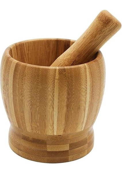 Bambu Havan ve Tokmak Seti, Büyük Boy Mutfak Havanı, Baharat ve Sarımsak Öğütücü ve Döveceği indirimleri