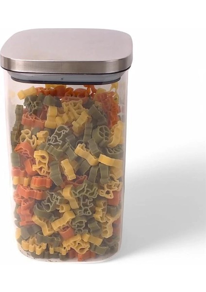 1100ML Sızdırmaz Vakumlu Metal Kapaklı Borosilikat Cam Kavanoz – Hava Geçirmez & Dayanıklı