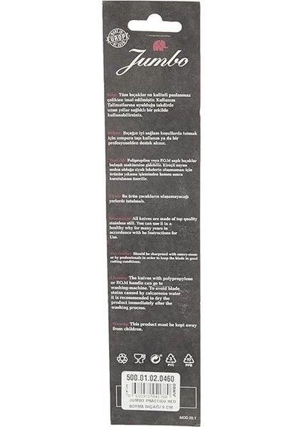 Practico Red Soyma Bıçağı - 9cm modelleri