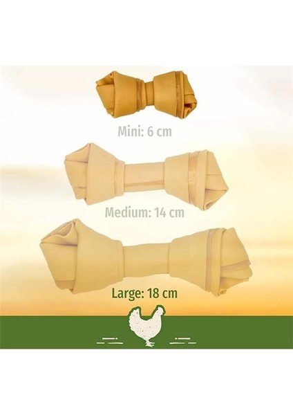 Chicken Mini Küçük Boy Tavuklu Kemik 18'li, 228 gr Köpek Ödülü fırsatları