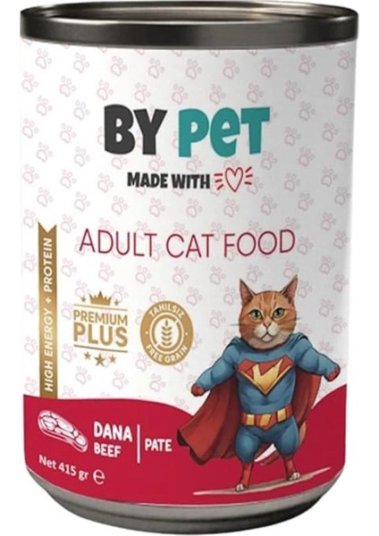 Yetişkin Kediler Için Dana Etli Konserve Yaş Mama 415 gr x 12 Adet fiyatları