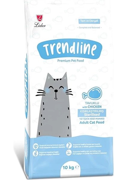 Tavuklu Kisirlaştirilmiş Yetişkin Kedi Mamasi 10 kg