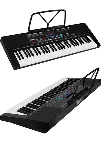 PS-2500 LED Ekran 61 Tuşlu Org Çanta Notalık ve Adaptörlü (300 Ses 300 Ritim) modelleri
