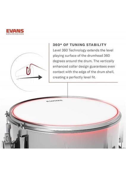 B14HW Heavyweight Snare Schlagfell 35,56 cm (14 Zoll) Durchmesser Coated fırsatları