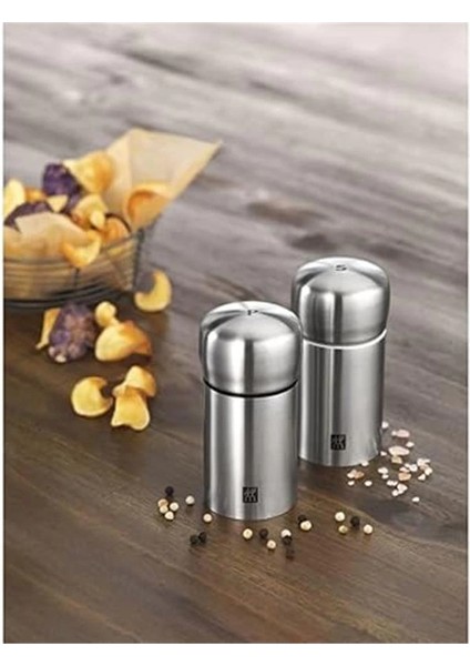 Zwilling Tuz-Karabiber Değirmen Seti, Paslanmaz Çelik, Gümüş Rengi, 100 ml