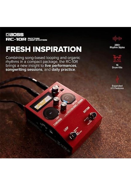 RC-10R Yeni Nesil Ritmik Döngü Istasyonu, Modern Şarkı Sanatçıları Için, Kırmızı modelleri