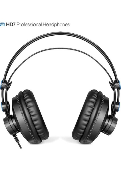 Hd7-A, Profesyonel Dinleme Kulaklığı, Kulak Üstü, Siyah