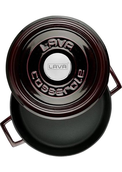 Metal Premium Serisi - Döküm Çok Amaçlı Tencere, Yuvarlak, 24 Cm, Majolik Mor fiyatları