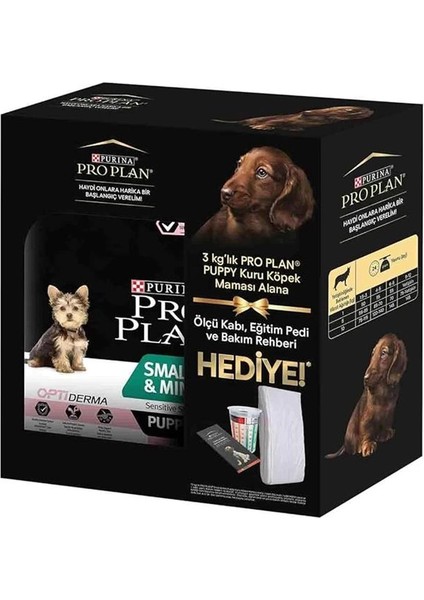 Mini Puppy Somonlu Yavru Köpek Maması 3 kg Hediyeli Paket