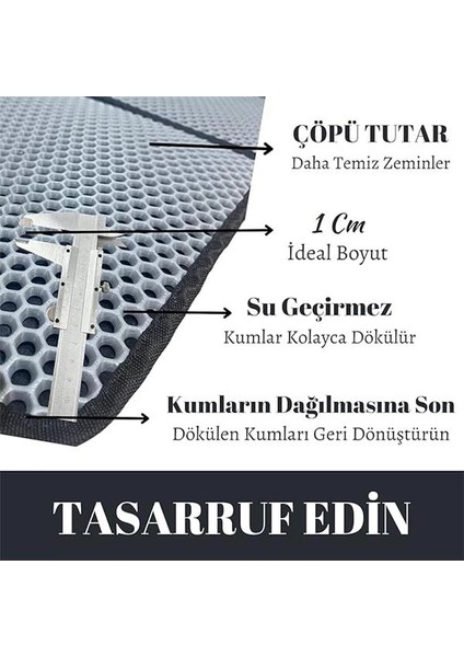 Elekli Kedi Tuvalet Önü Paspası Kedi Paspası, Kedi Kumu Paspası, Katlanabilir Büyük Boy fiyatları