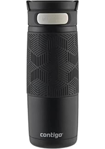 Metra Autoseal Termos Bardak 470 Ml, Siyah, 6 Saat Sıcak, 12 Saat Soğuk Tutma