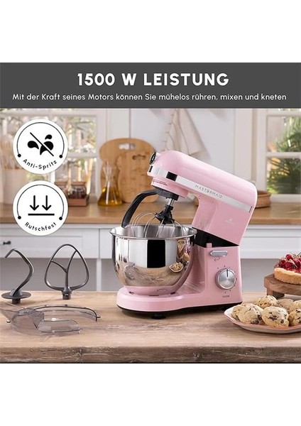 Mastermaid Chef Pro Çift Kollu Mutfak Şefi 1500 W Pink fırsatları