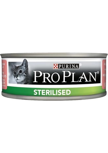 Sterilised Somonlu ve Ton Balıklı Konserve Yaş Kedi Maması, 85 G x 24 fiyatları