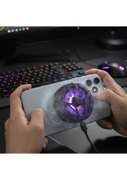 Buffer® Manyetik Telefon ve Tablet Soğutucu – Güçlü Sessiz Fanlı, Hızlı Isı Dağıtıcı