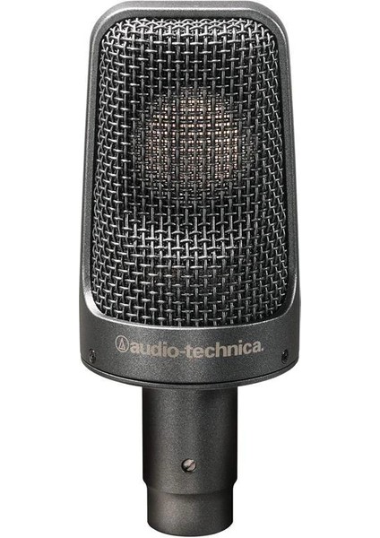 Audio-Technica AE3000 Kardioid Kapasitif Enstrüman Mikrofonu, Siyah