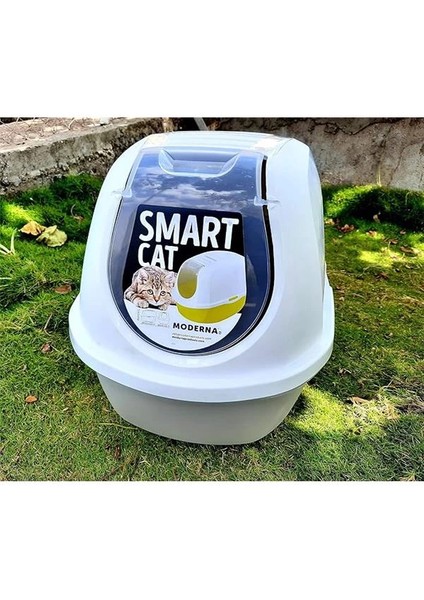 Smart Kapalı Kedi Tuvaleti - Gri 53 cm modelleri