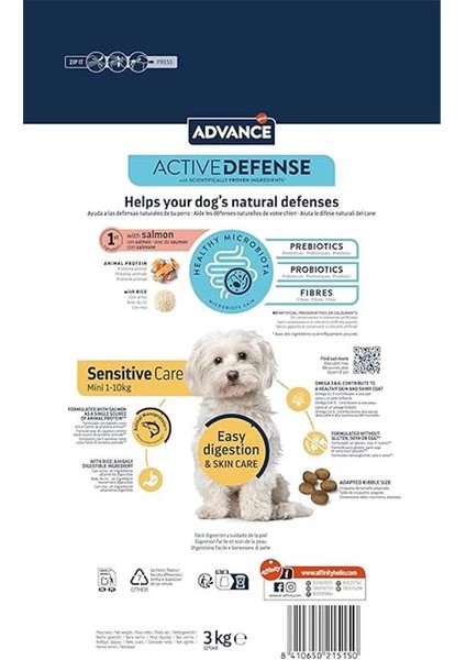 Somonlu ve Pirinçli Hassas Küçük Irk Yetişkin Köpek Maması, 3 kg modelleri