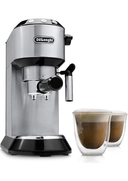 De'longhi Dedica Manuel Espresso Makinesi, 15 cm Genişlik, 1 L Kapasite, 1350W, 15 Bar Basınç indirimleri