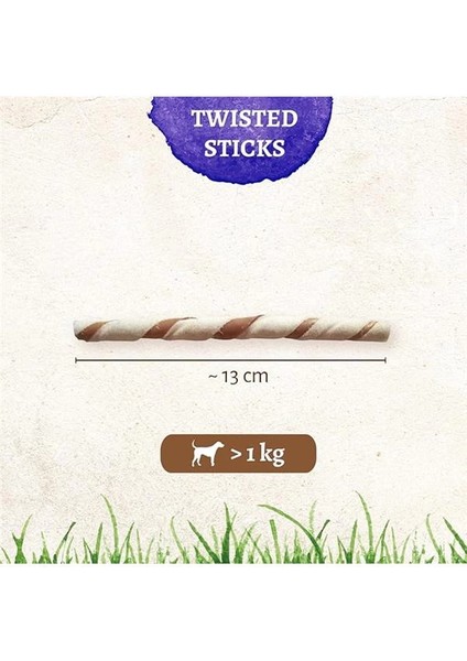 Delights Beef Twisted Sticks Burgu Çubuklar 10'lu, 55 gr Köpek Ödülü indirimleri