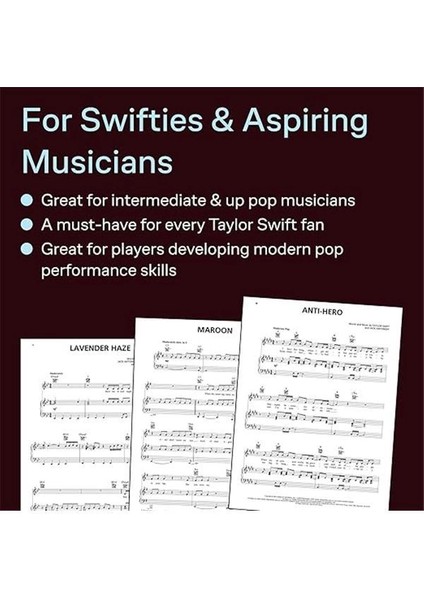 Taylor Swift - Midnights (3AM Edition): Piano/vocal/guitar Songbook indirimleri